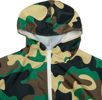 Dames Jumpsuit Windbreaker Retro Stijl