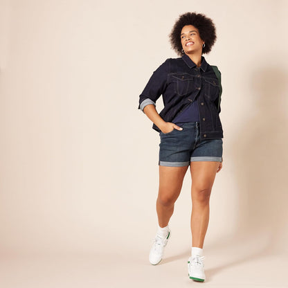 ModeMeisje Denim Short voor Trendbewuste Vrouwen