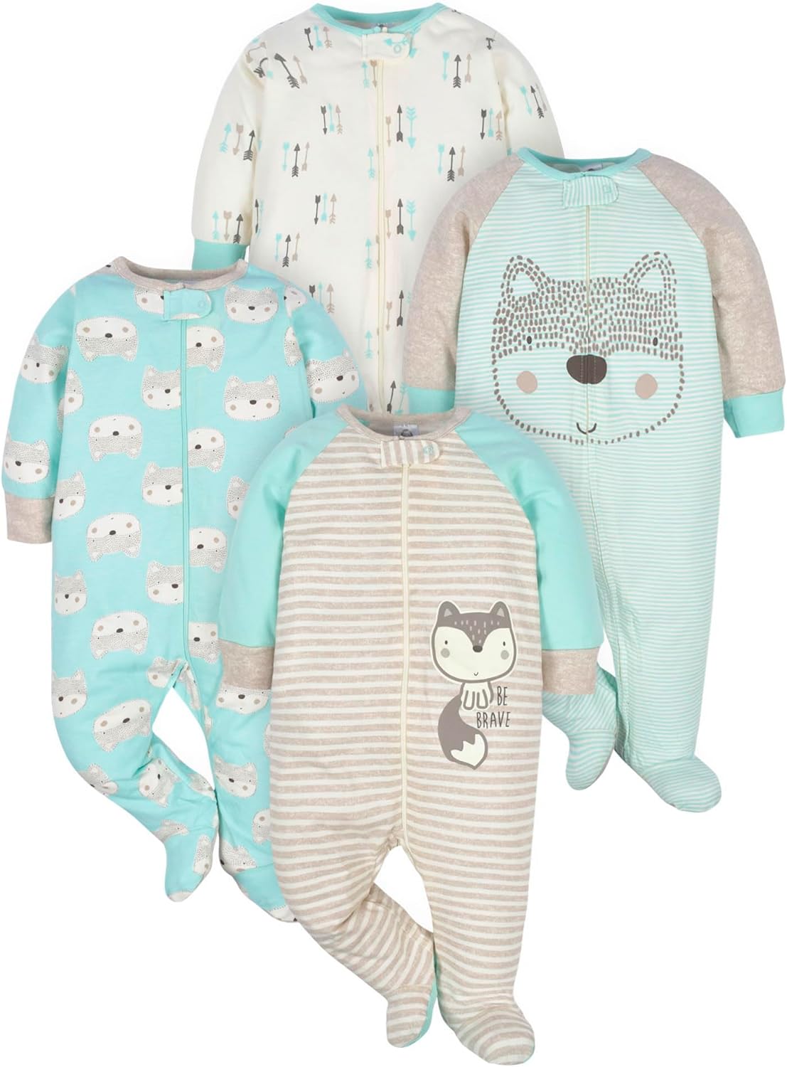 Baby Slaappakje Jongens Met Voetjes Warm en Zacht - Mode Vibes