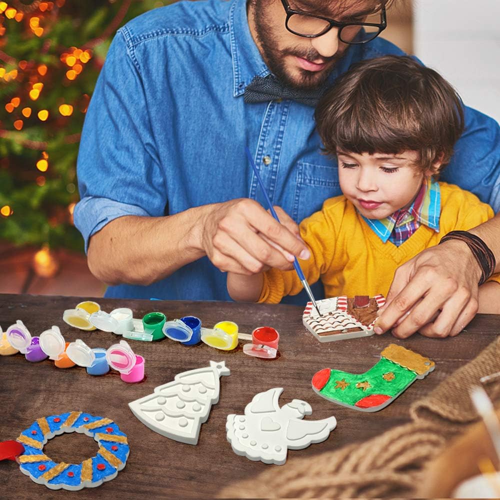 Kerstversiering Schilderij Kit Kleur Je Eigen Ornament