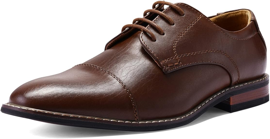 Herenschoenen Wingtip Klassiek Leer Zwart