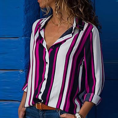 Casuele Gestreepte Estelle Blouse