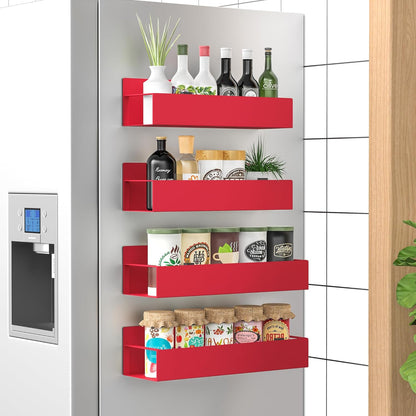 Magnetische Kruidenrek Set van 4 Stuks voor Keuken - Mode Vibes