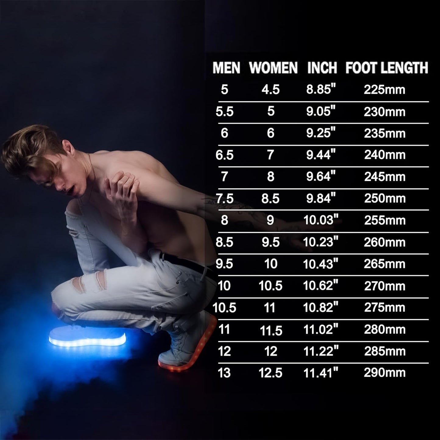 LED Sneakers met Verlichting Oplaadbaar voor Dames en Heren