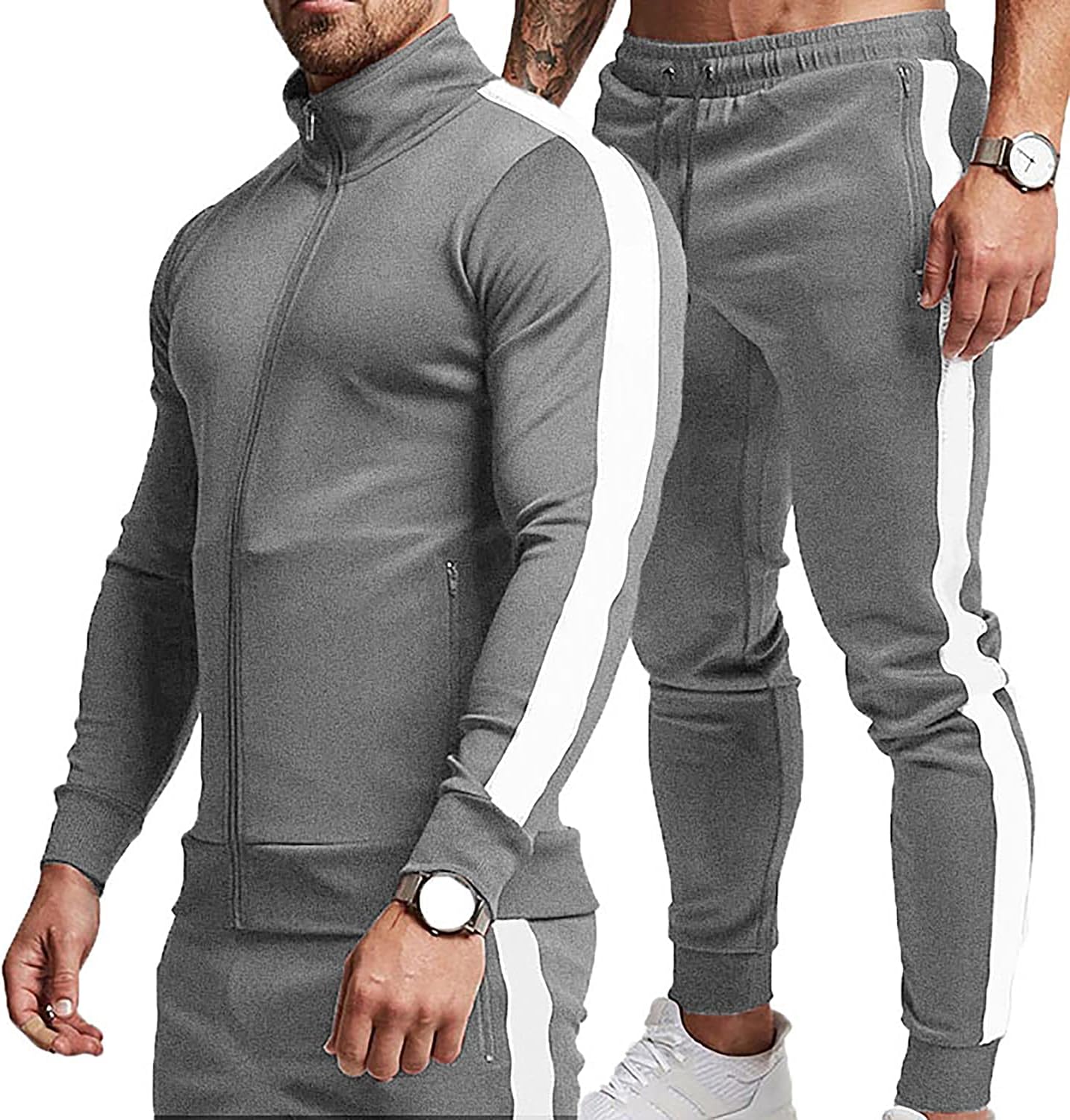 Heren Trainingspak Comfortabel Sportief Joggingpak Logan