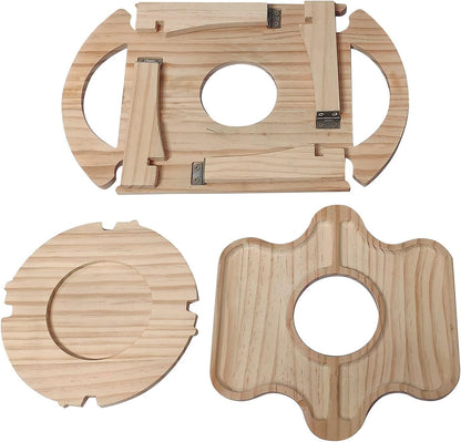 2-in-1 Tafelrek voor Wijn- en Frutiglazen Modern Design