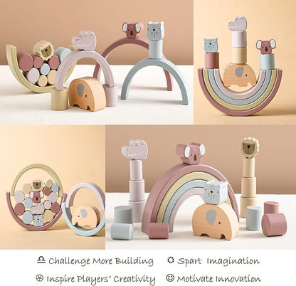 Houten Speelset Montessori voor Kinderen Leer en Speel