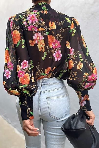 Vrouwelijke Bloemen Top Elegante Zomerjurk