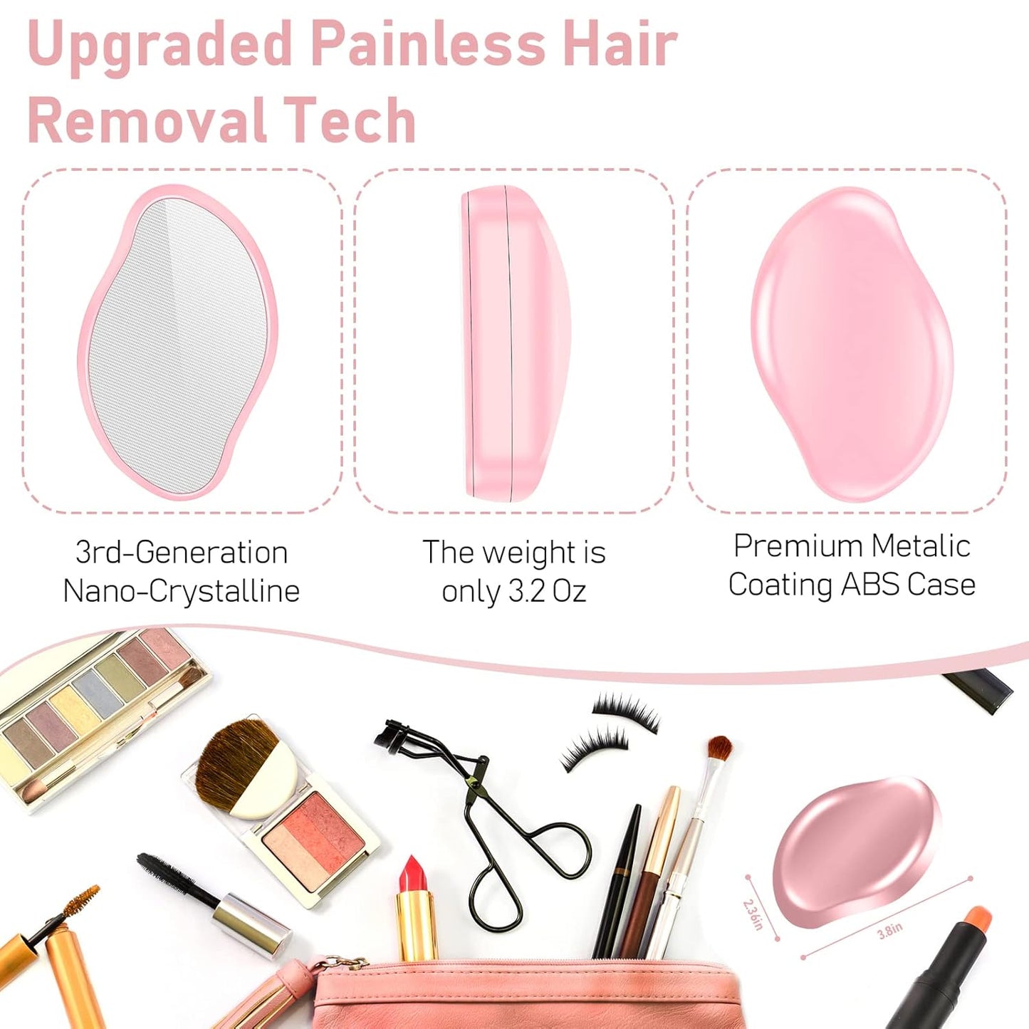 Epilator Hair Remover Pijnloos en Herbruikbaar