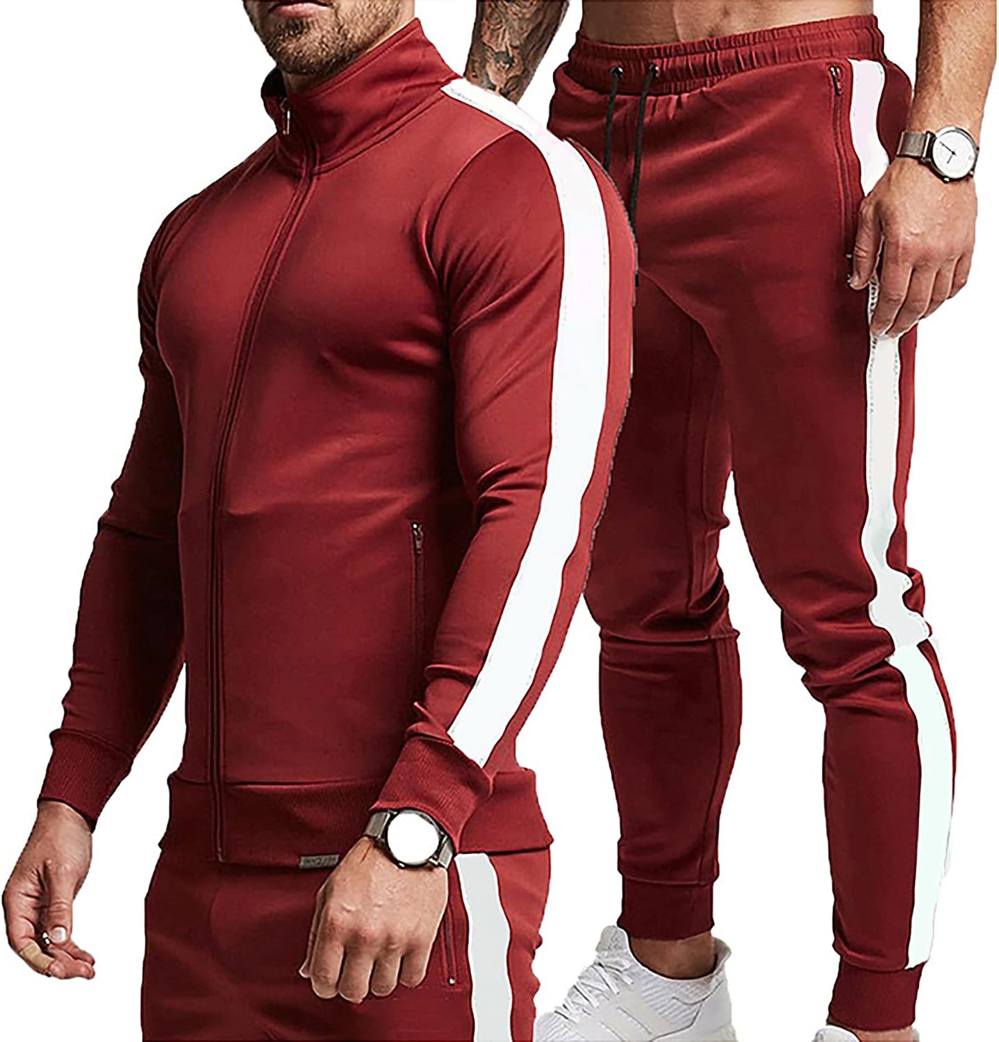 Heren Trainingspak Comfortabel Sportief Joggingpak Logan