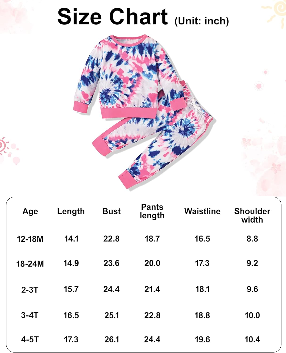 Baby Meisjes Trui Set Warm en Zacht