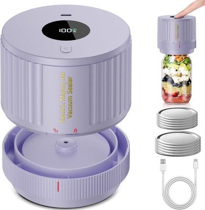 Vacuum Sealer Kit voor Mason Jars - Bewaar Vers en Snel