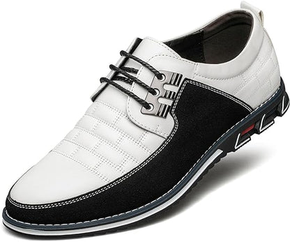 Leren Herenschoenen Stijlvol zwart Comfortabel
