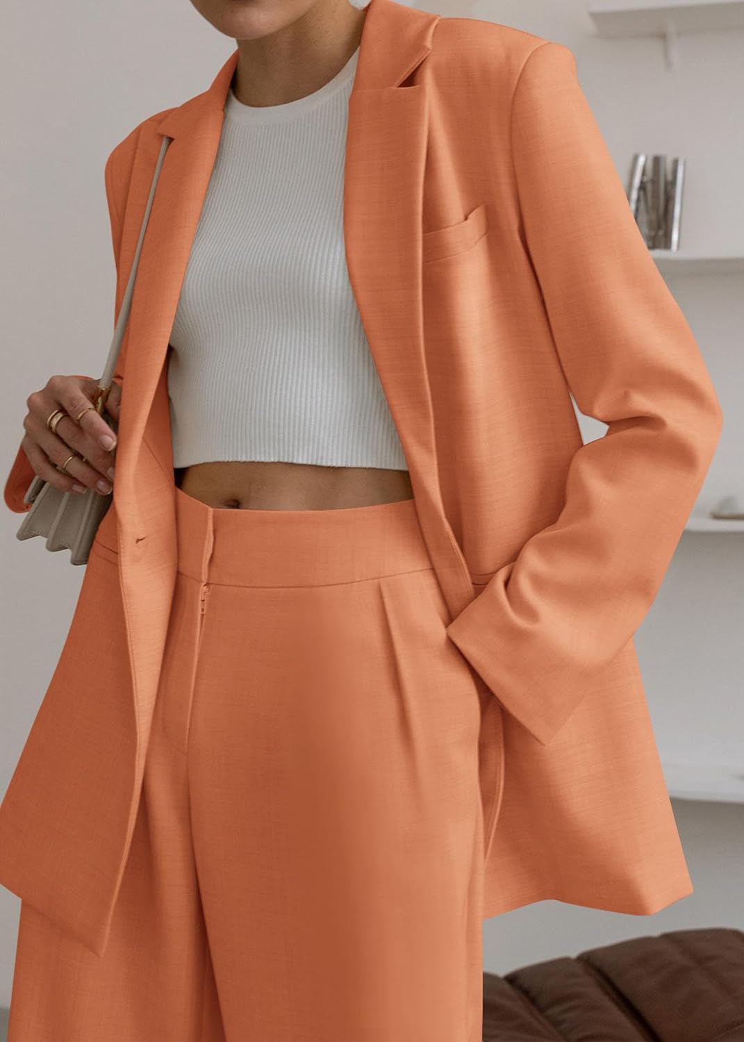 Dames Blazer Set met Broek Pantalon