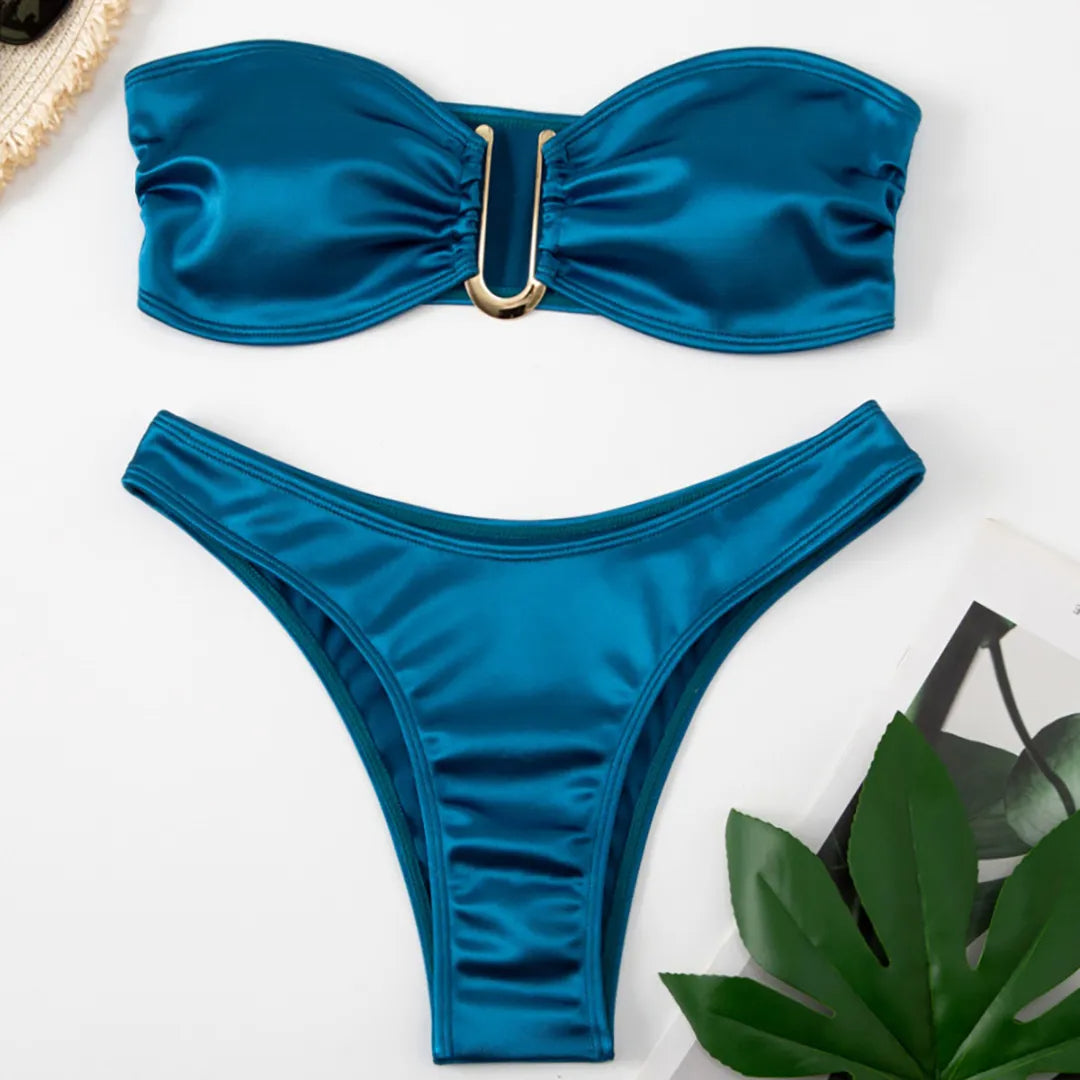 Strapless Bikini Trendy Zomer Badpak voor Vrouw