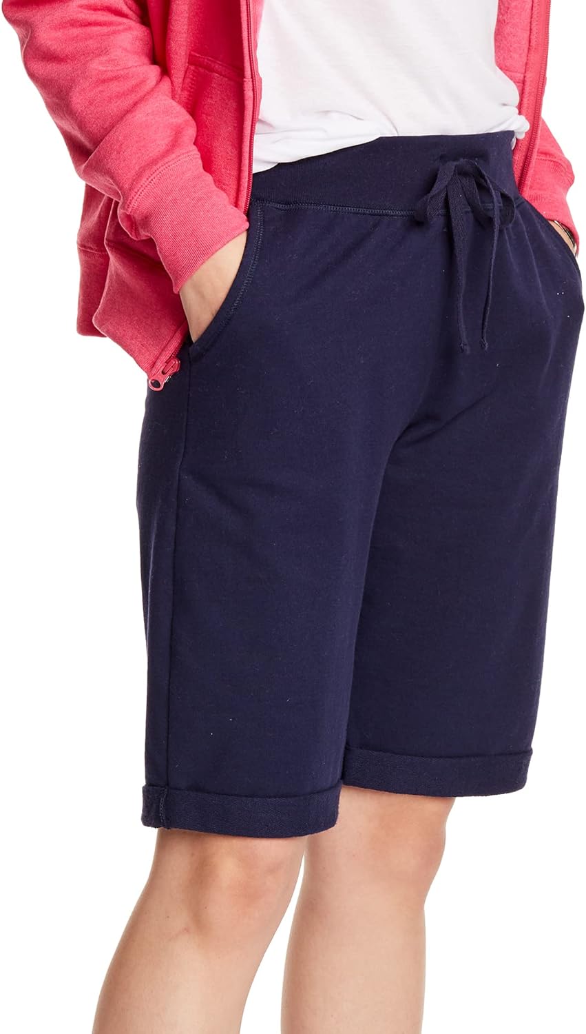 Bloeiende Bloemen Dames French Terry Bermuda Short