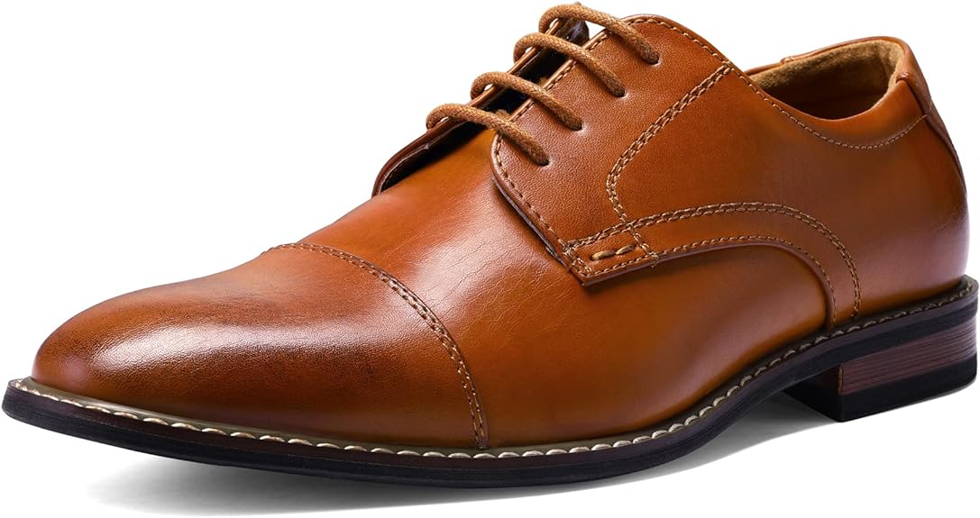 Herenschoenen Wingtip Klassiek Leer Zwart