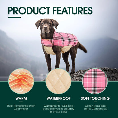 Waterdichte Hondenjas - Warme Winterjas voor Honden