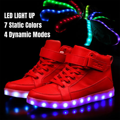 LED Sneakers met Verlichting Oplaadbaar voor Dames en Heren