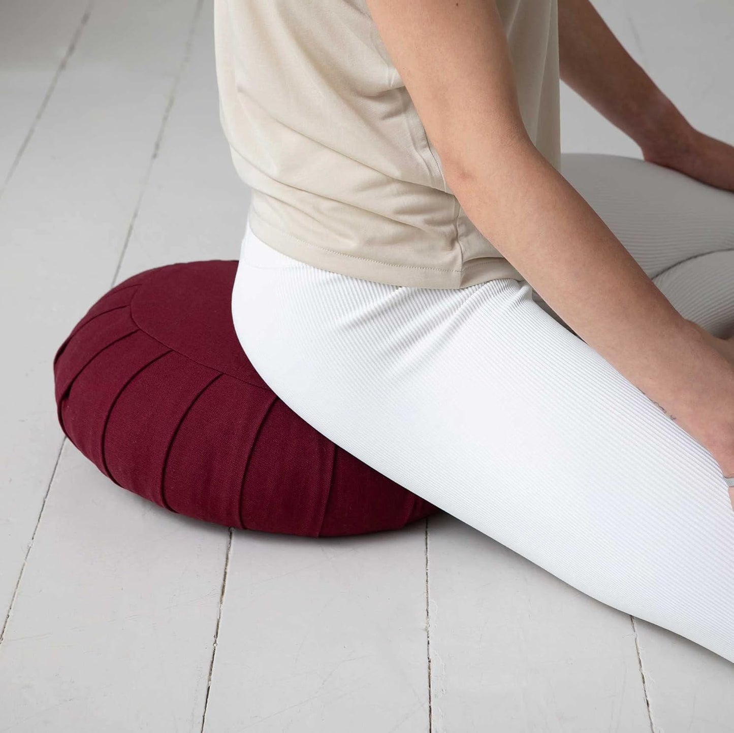 Meditatiekussen van Biologisch Katoen met Boekweitvulling - Mode Vibes