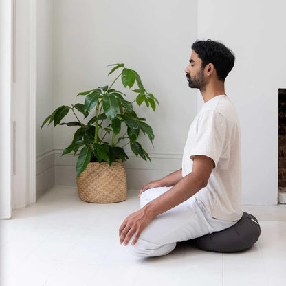 Meditatiekussen van Biologisch Katoen met Wasbaar Omhulsel