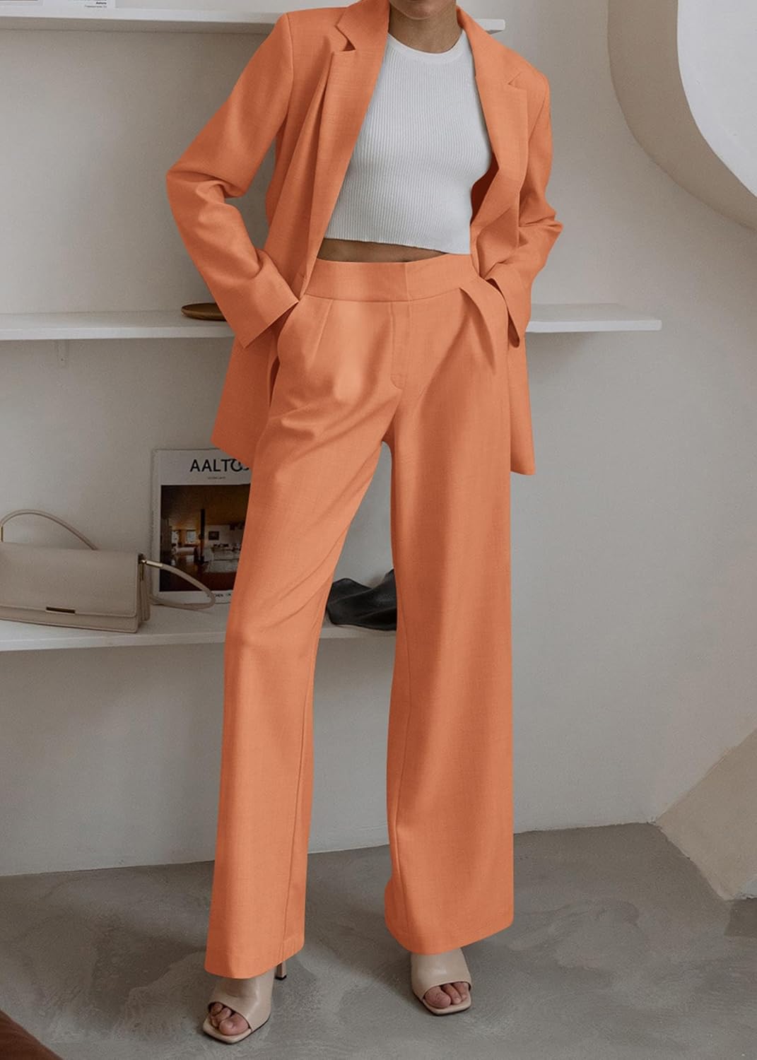 Dames Blazer Set met Broek Pantalon