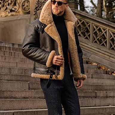 Heren Imitatie Leren Jas Vigor Stijlvol Zwarte Look - Mode Vibes