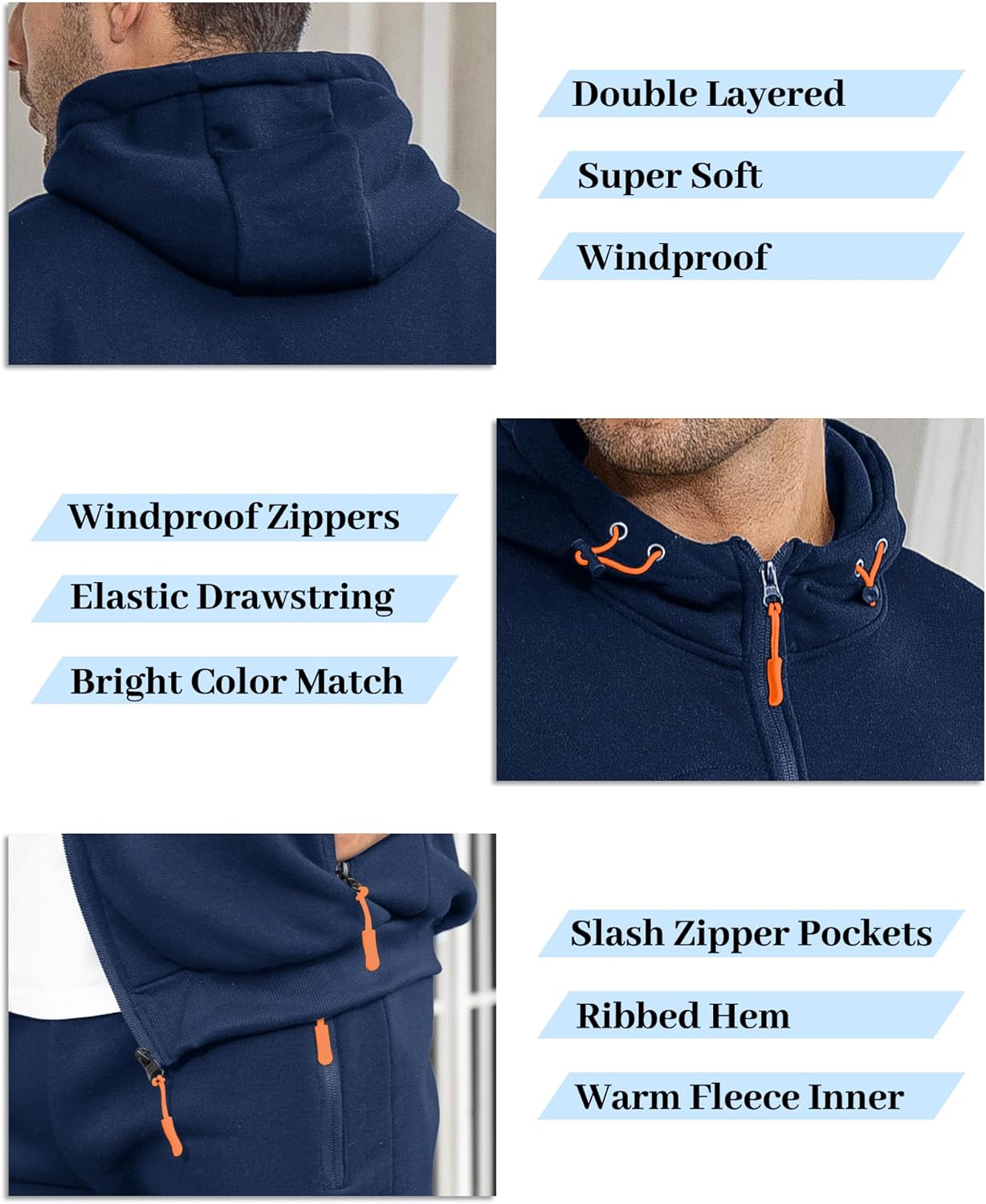 Heren Trainingspak Comfortabel Sport Broek en Jacket