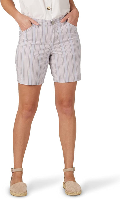 Iconische 7" Chino Walkshort voor Stijlbewuste Dames