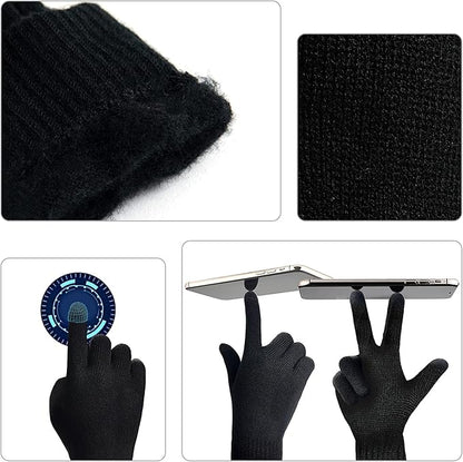 Heren Winter Muts en Handschoenen Set Warm Victor