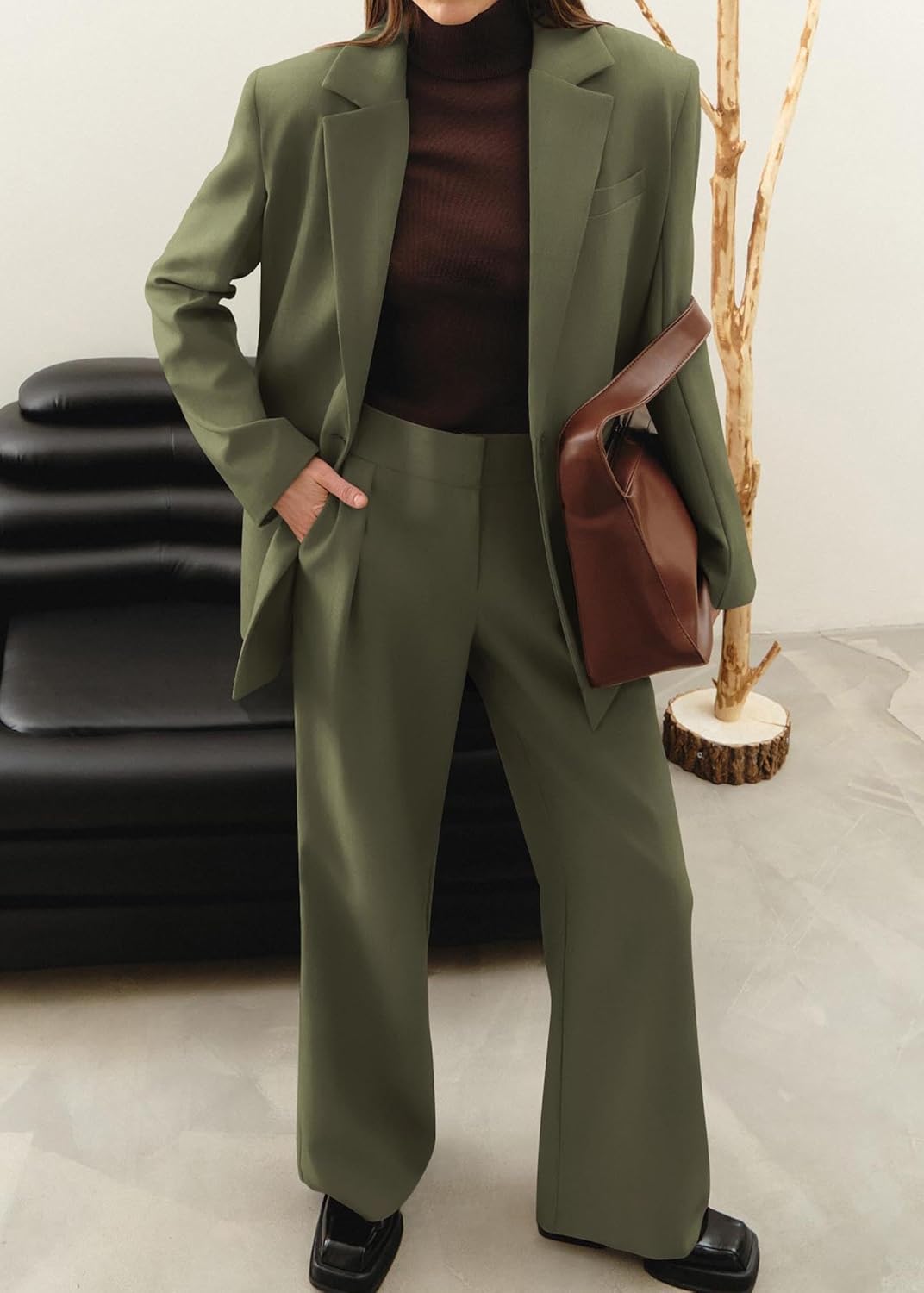Dames Blazer Set met Broek Pantalon