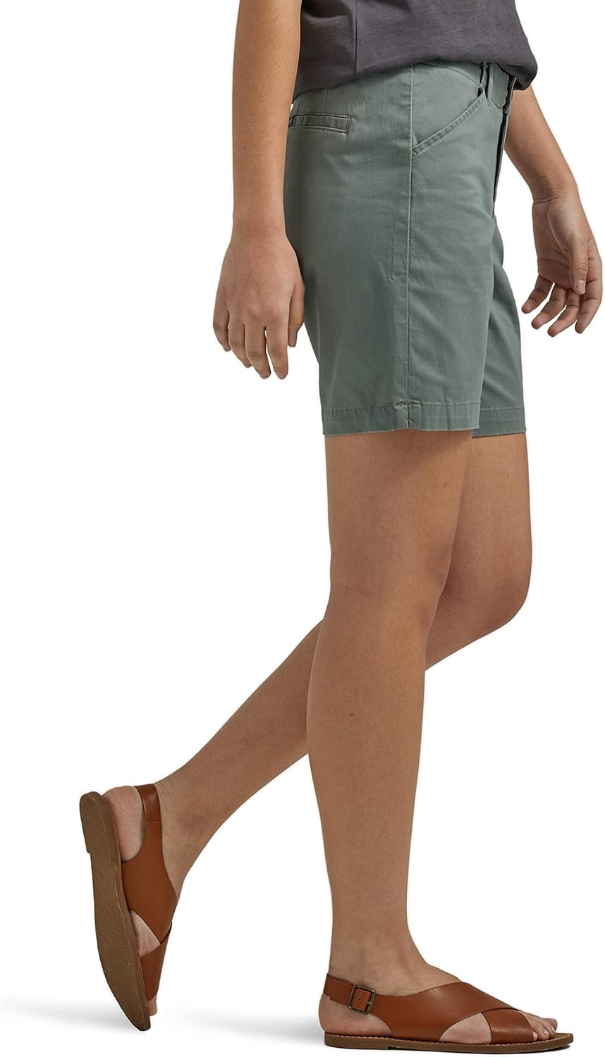 Iconische 7" Chino Walkshort voor Stijlbewuste Dames