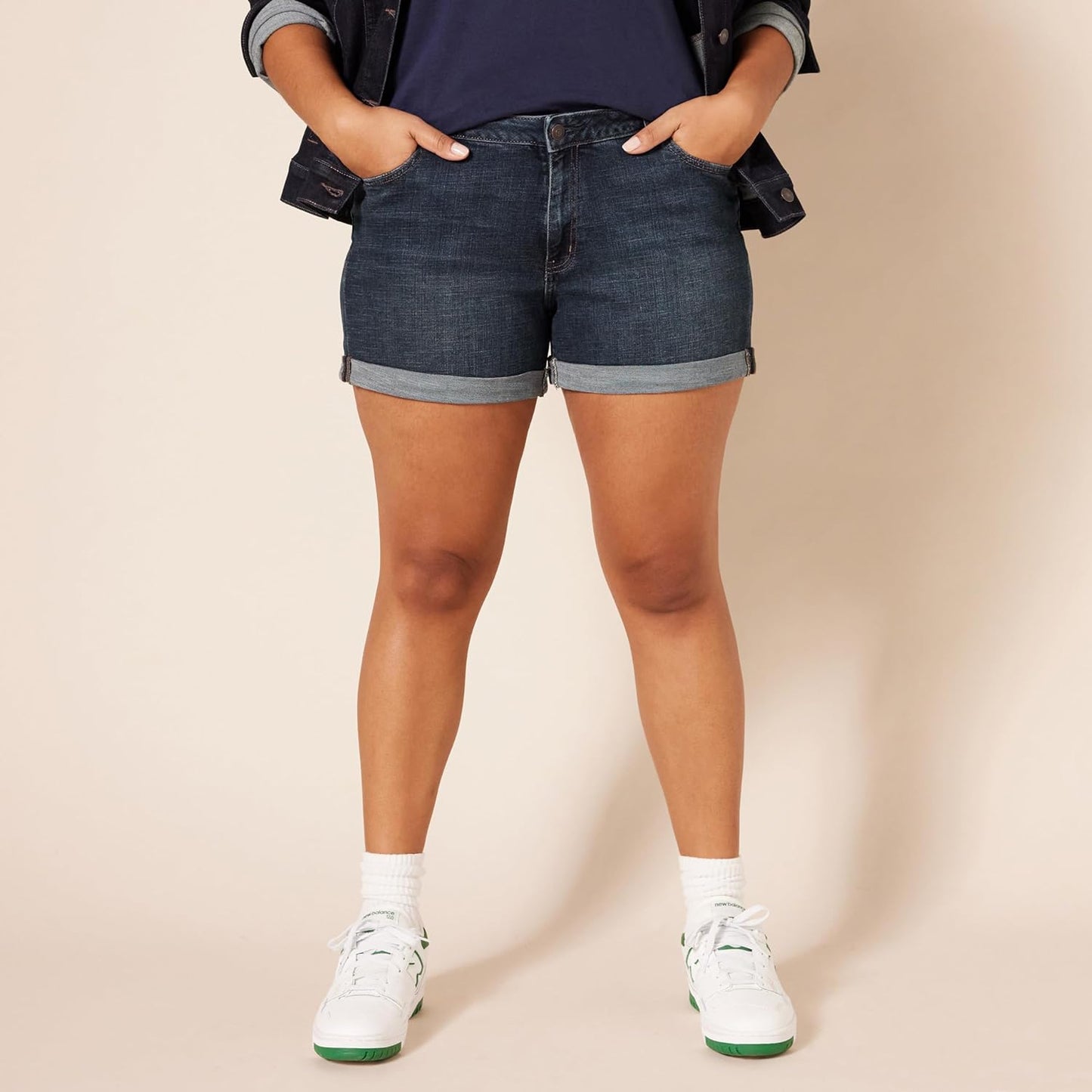 ModeMeisje Denim Short voor Trendbewuste Vrouwen