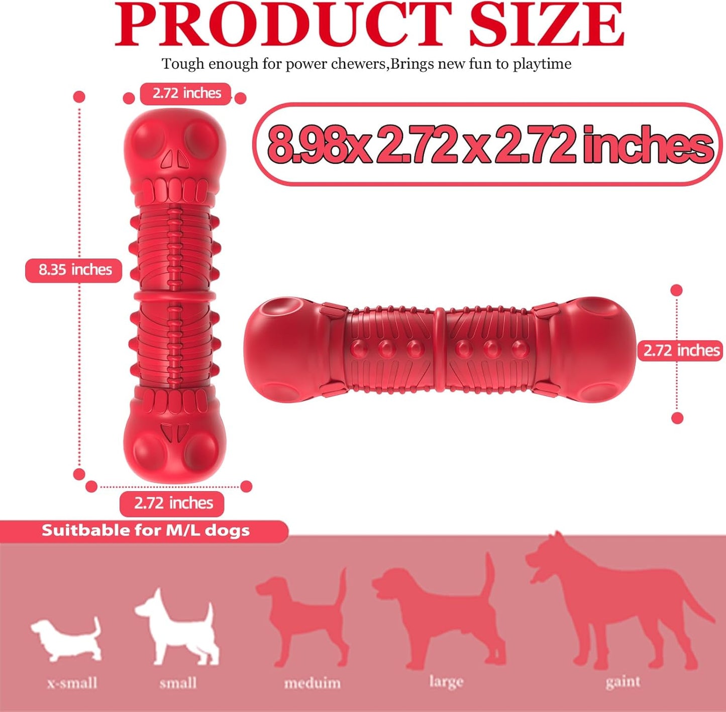 Robuust Rubber Kauwspeelgoed voor Honden
