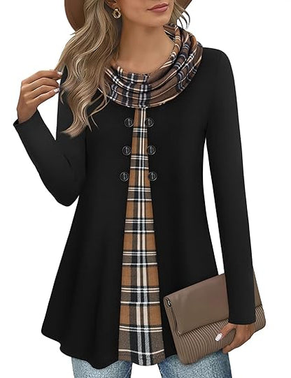 Dames Sweatshirt Colorblock Pullover Zacht en Stijlvol
