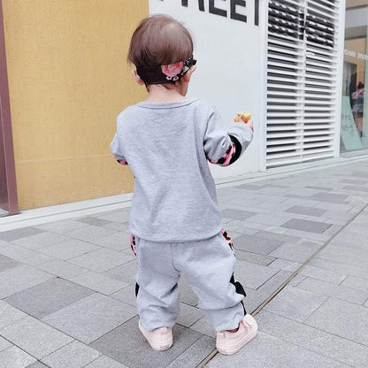 Baby Meisjes Trui Set Warm en Zacht