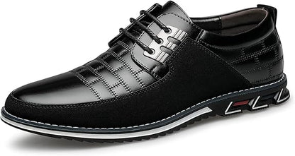 Leren Herenschoenen Stijlvol zwart Comfortabel