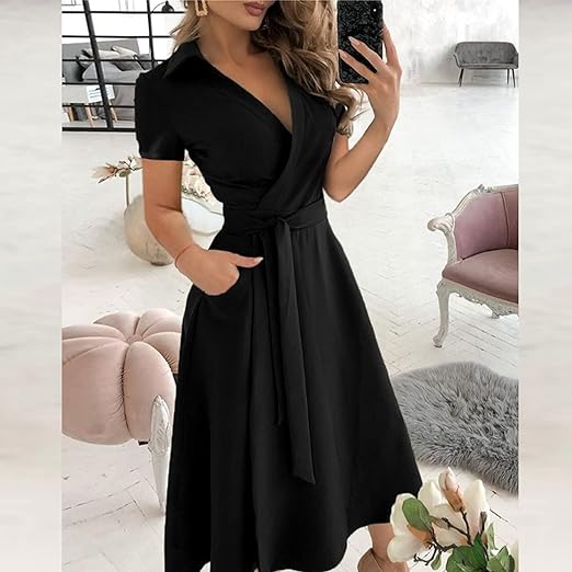 Vrouwelijke Lange Mouwen Jurk Elegant Modieus