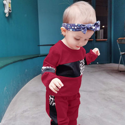 Baby Meisjes Trui Set Warm en Zacht