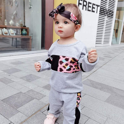 Baby Meisjes Trui Set Warm en Zacht
