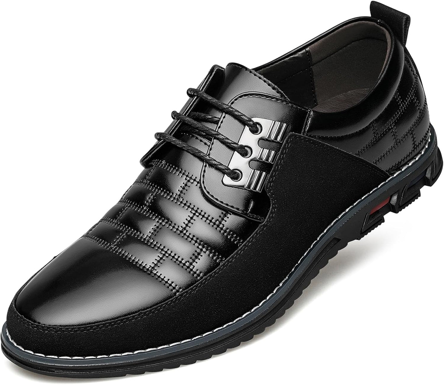 Leren Herenschoenen Stijlvol zwart Comfortabel