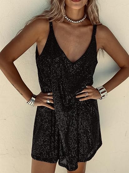 Amelia | Mini abito con paillettes scintillanti