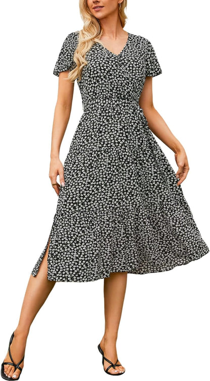 BloomMaxi Zomerjurk met Bloemenprint voor Dames