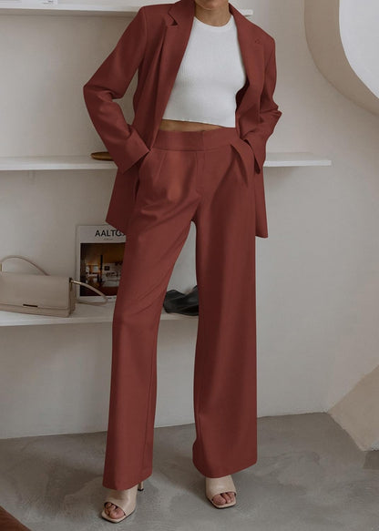Dames Blazer Set met Broek Pantalon