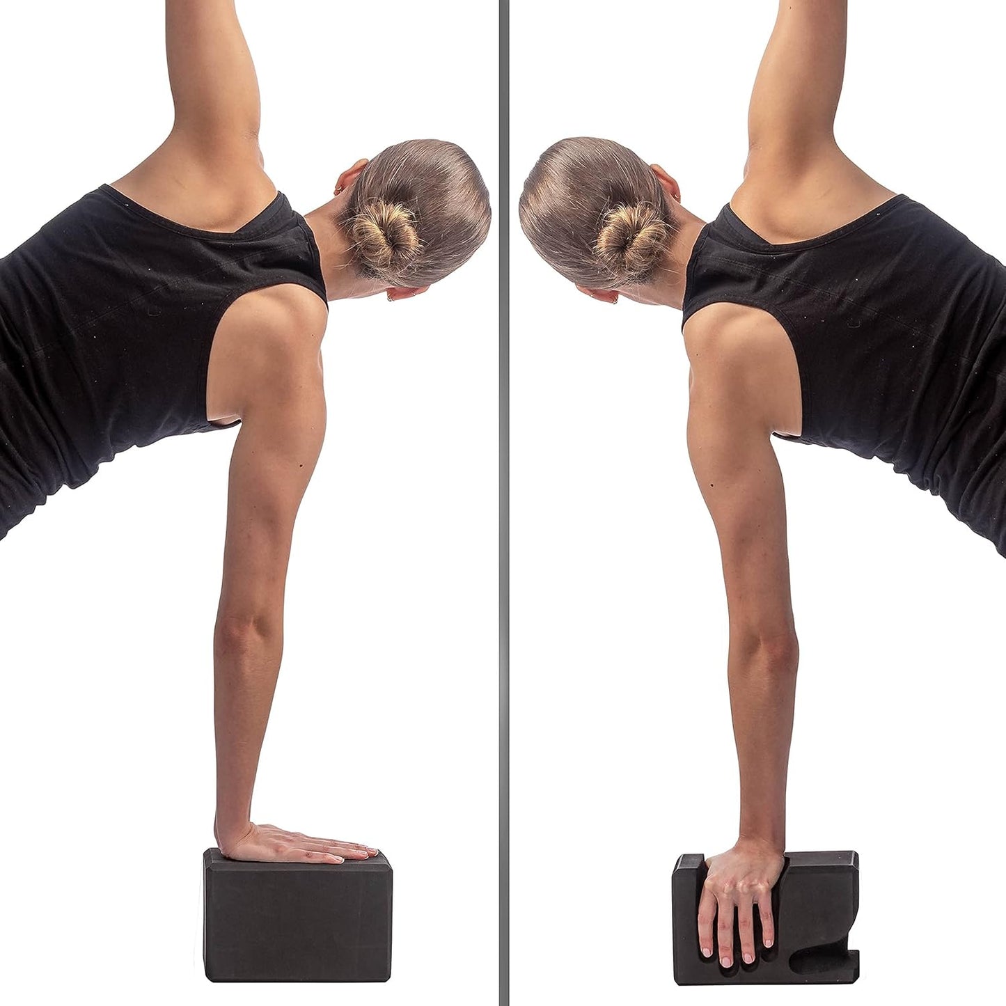 Yoga Blokken Set van 2 Handvormig voor Houdingen Ondersteuning