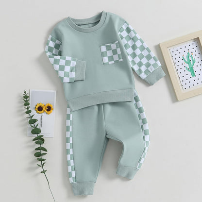 Winter Baby Outfit - Sweatshirt en Broek Set - Mode Vibes