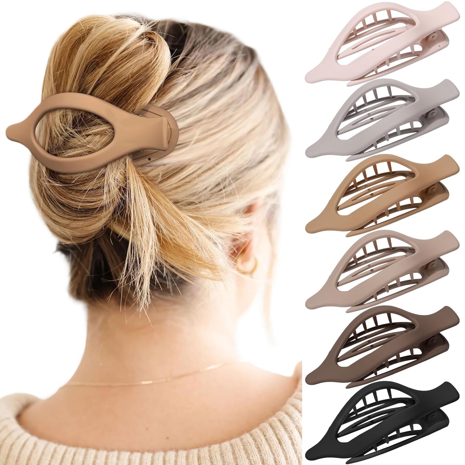 Haarspelden 6-Pack Volume Haarspelden Franse Stijl - Mode Vibes