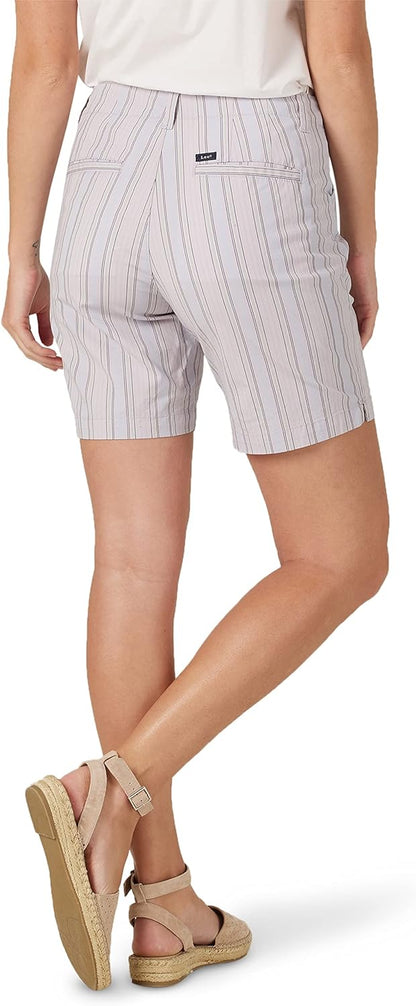 Iconische 7" Chino Walkshort voor Stijlbewuste Dames