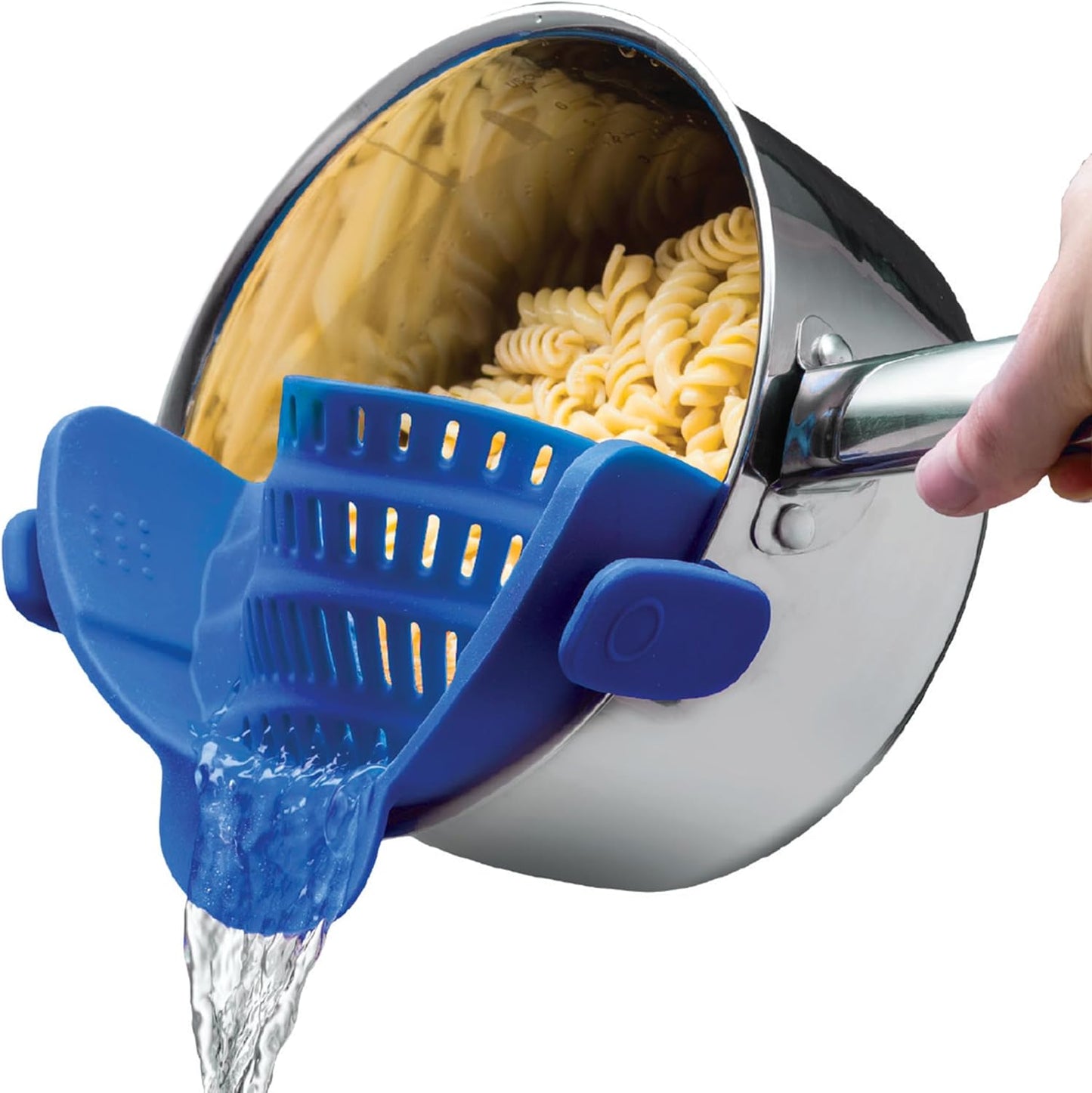 Silicone Zeef - Hittebestendig Clip-On Vergiet voor Pasta en Groenten