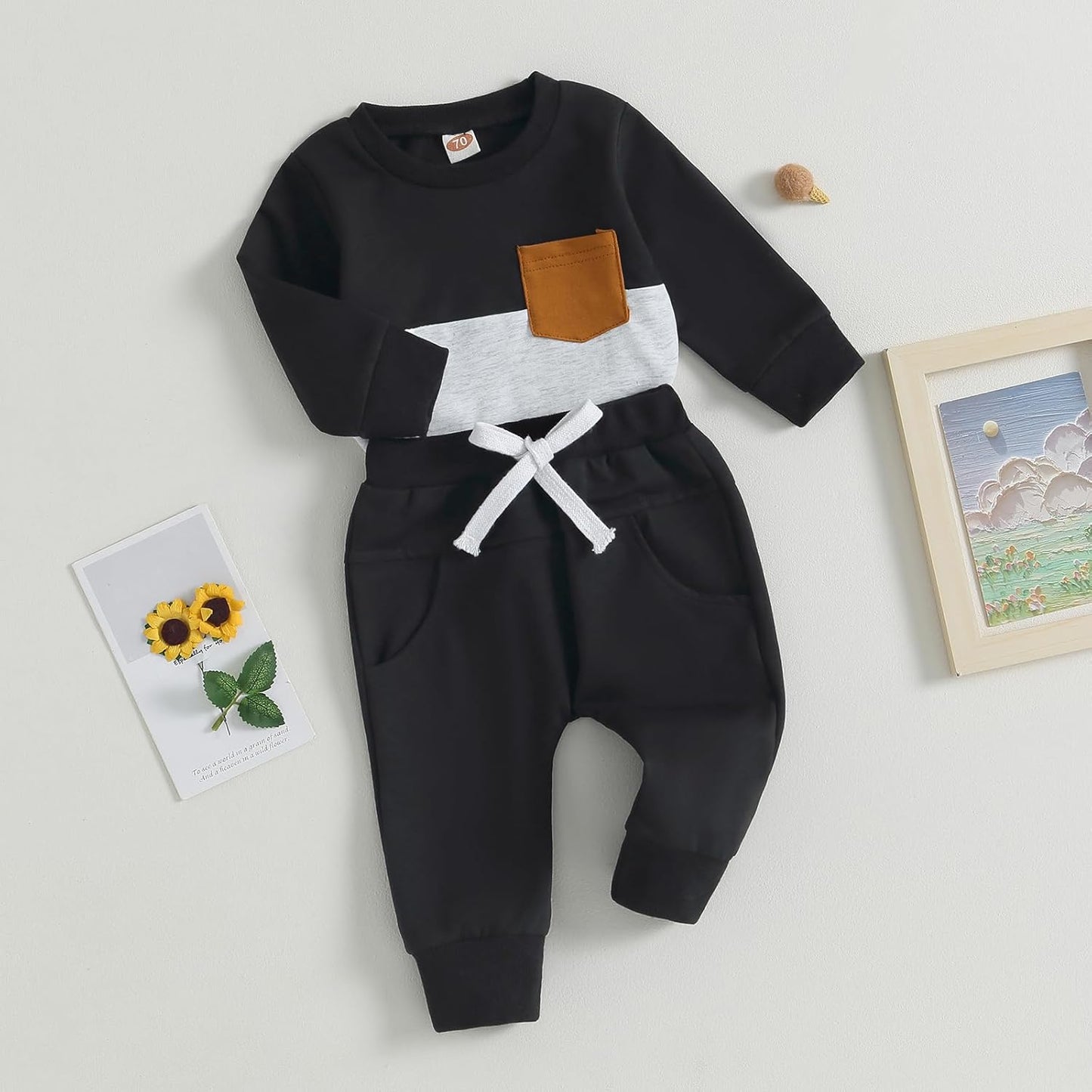 Winter Baby Outfit - Sweatshirt en Broek Set
